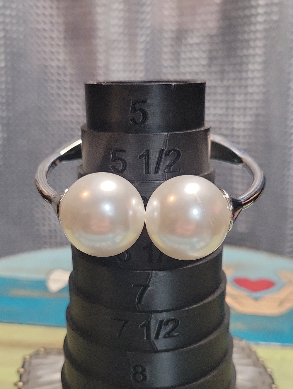 Pearl Double-Button Bypass Bracelet